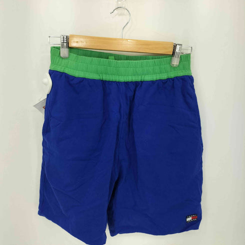 トミージーンズ tommy jeans フロントロゴ刺繍 リバーシブル半袖Tシャツ ハーフスウェットパンツ セットアップ メンズ