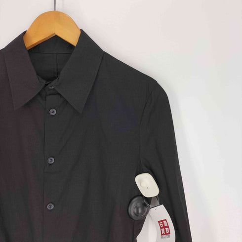 ヨウジヤマモト Yohji Yamamoto COLLECTIONS 25SS 100/-KHADI BACKSIDE FLARED SLIM B 100/-カディ バックサイドフレア スリム B シャツ レディース JPN:1