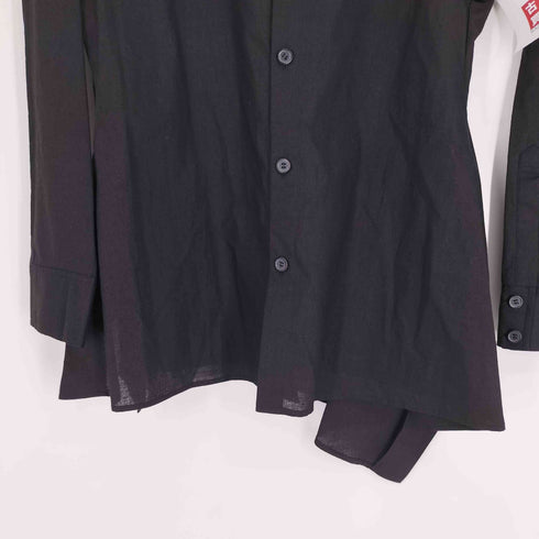 ヨウジヤマモト Yohji Yamamoto COLLECTIONS 25SS 100/-KHADI BACKSIDE FLARED SLIM B 100/-カディ バックサイドフレア スリム B シャツ レディース JPN:1