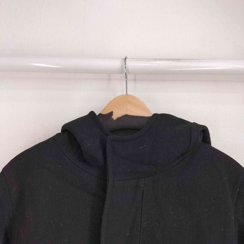 アバハウス ABAHOUSE TASMANIA WOOL BREND 比翼 フーデッドコート メンズ