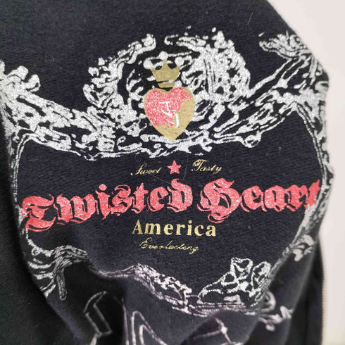 Twisted Heart Y2K トラックジャケット フレアパンツセットアップ レディース