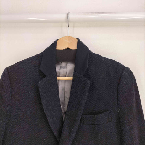 ダイエットブッチャースリムスキン DIET BUTCHER SLIM SKIN ツイード チェスターコート メンズ