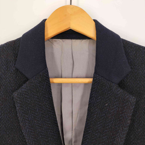 ダイエットブッチャースリムスキン DIET BUTCHER SLIM SKIN ツイード チェスターコート メンズ