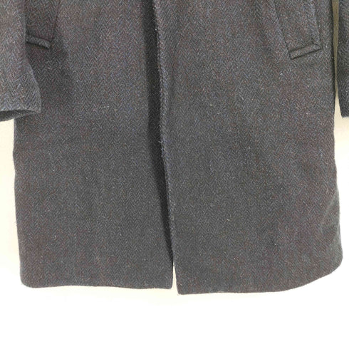 ダイエットブッチャースリムスキン DIET BUTCHER SLIM SKIN ツイード チェスターコート メンズ