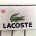 ラコステ LACOSTE ロゴ刺繍 ストライプ ボタンダウンシャツ レディース 40