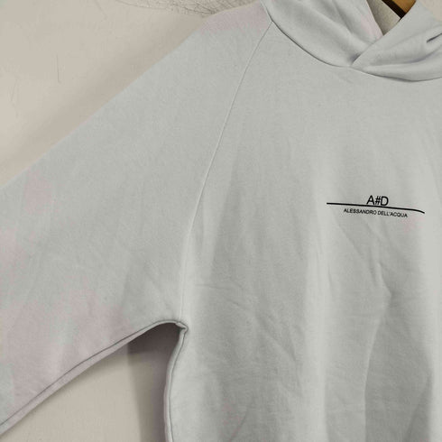 アレッサンドロデラクア Alessandro dellAcqua イタリア製 ロゴプリント プルオーバーパーカー メンズ JPN:S