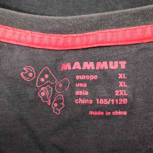 マムート MAMMUT ロゴプリントTシャツ メンズ 2XL