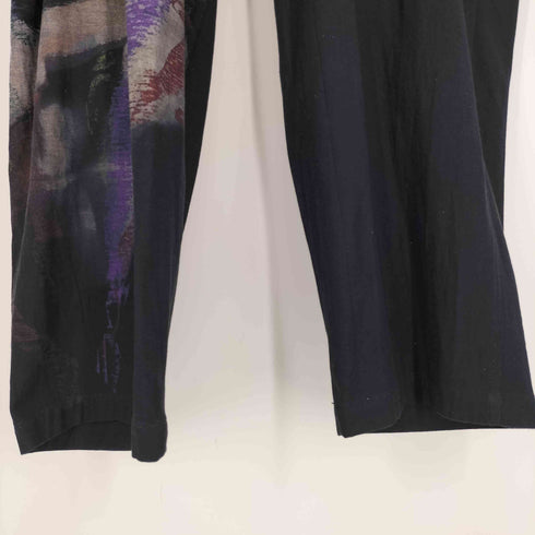ヨウジヤマモトプールオム Yohji Yamamoto POUR HOMME 20AW ILLUSTRATION GIRL OVER SLACKS PANTS メンズ JPN:3