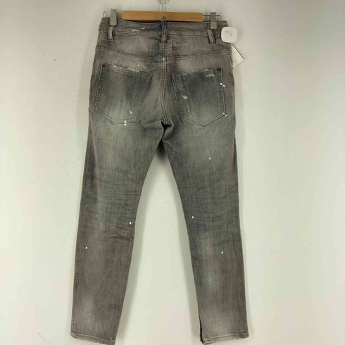 ディースクエアード DSQUARED2 ペイント加工 テーパードデニムパンツ レディース 38