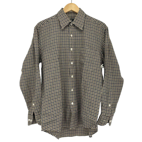 アクアスキュータム AQUASCUTUM L/Sチェックシャツ メンズ JPN:M