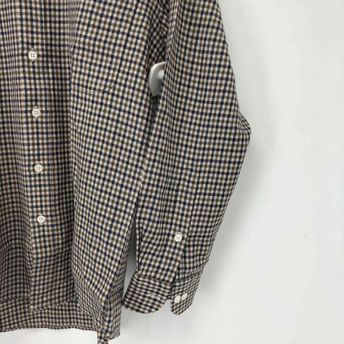 アクアスキュータム AQUASCUTUM L/Sチェックシャツ メンズ JPN:M