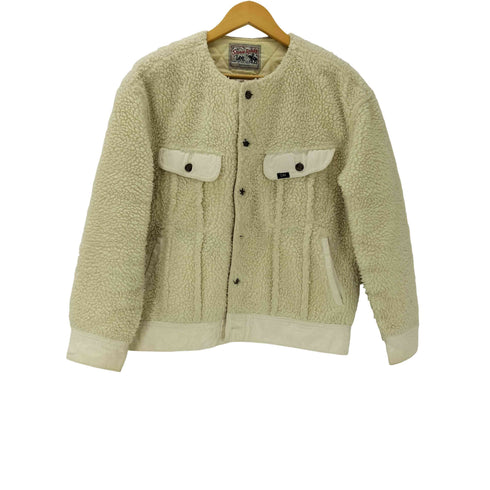 リー Lee ノーカラーボアジャケット レディース FREE