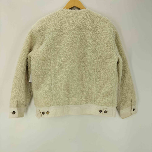 リー Lee ノーカラーボアジャケット レディース FREE