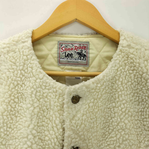 リー Lee ノーカラーボアジャケット レディース FREE