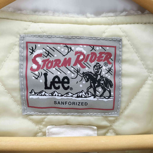 リー Lee ノーカラーボアジャケット レディース FREE