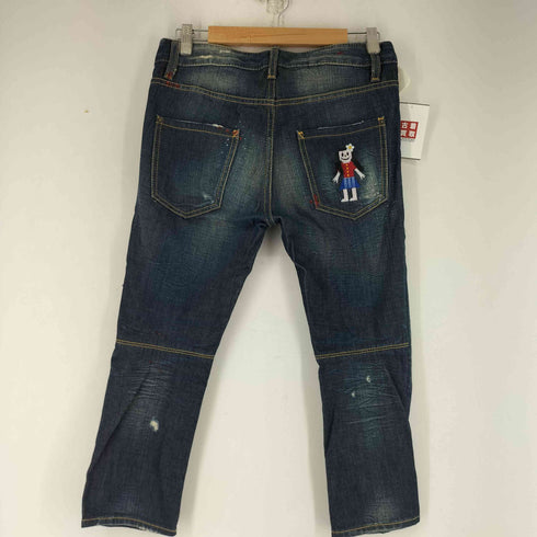 ディースクエアード DSQUARED2 ペイント加工 テーパードデニムパンツ レディース 38