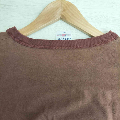 アローレ ALORE USA製 スリーブ3ライン リメイク デニムパッチ 長袖カットソー メンズ import:XL