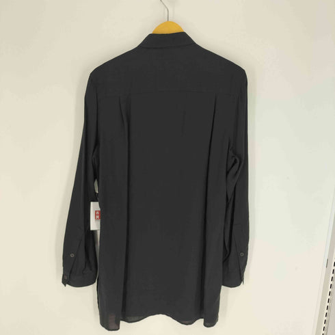 ヨウジヤマモトプールオム Yohji Yamamoto POUR HOMME 25SS BIG BLOUSE CELLULOSE SHIRT ビッグブラウス セルロースシャツ メンズ JPN:2