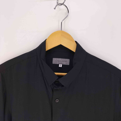 ヨウジヤマモトプールオム Yohji Yamamoto POUR HOMME 25SS BIG BLOUSE CELLULOSE SHIRT ビッグブラウス セルロースシャツ メンズ JPN:2