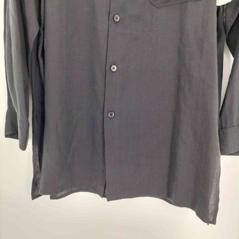 ヨウジヤマモトプールオム Yohji Yamamoto POUR HOMME 25SS BIG BLOUSE CELLULOSE SHIRT ビッグブラウス セルロースシャツ メンズ JPN:2