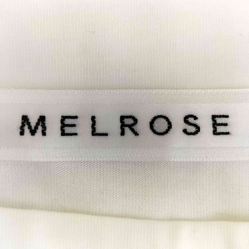 メルローズ MELROSE ラウンドヘム サイドスリット カットソー レディース