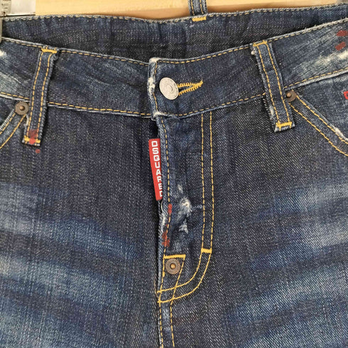 ディースクエアード DSQUARED2 ダメージ加工 スキニーデニムパンツ メンズ 40