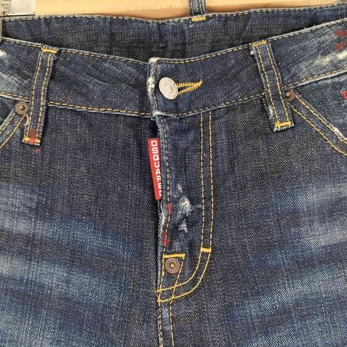 ディースクエアード DSQUARED2 ダメージ加工 スキニーデニムパンツ メンズ 40