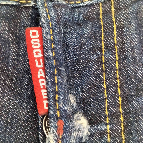 ディースクエアード DSQUARED2 ダメージ加工 スキニーデニムパンツ メンズ 40