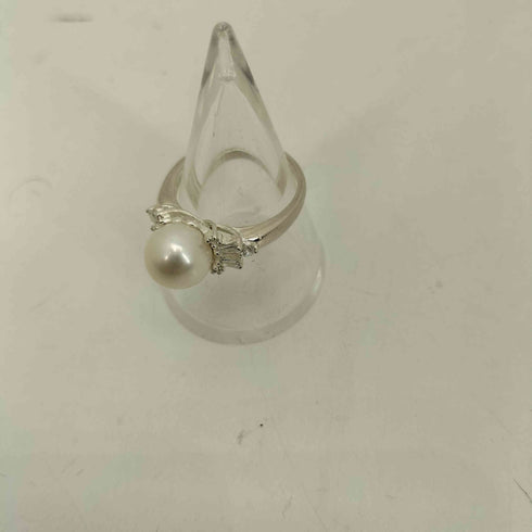 925刻印 パール リング レディース