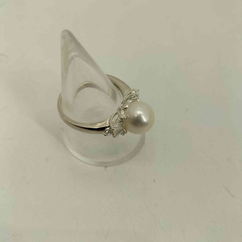 925刻印 パール リング レディース