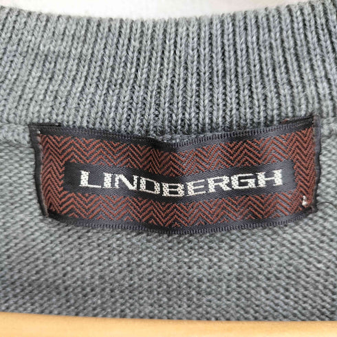 リンドバーグ LINDBERGH 90S Vネック デザイン3Dニット メンズ import:L