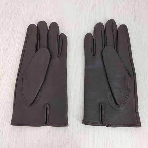 ユーピーレノマ U.P renoma 本革 ロゴ刻印 グローブ メンズ