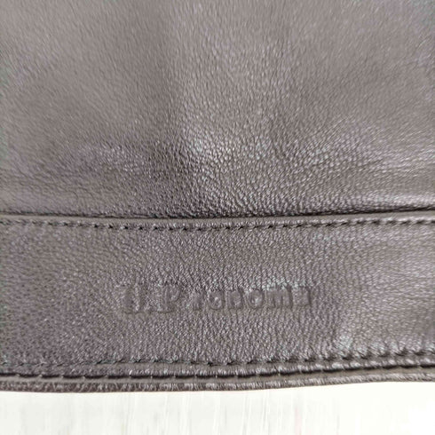 ユーピーレノマ U.P renoma 本革 ロゴ刻印 グローブ メンズ