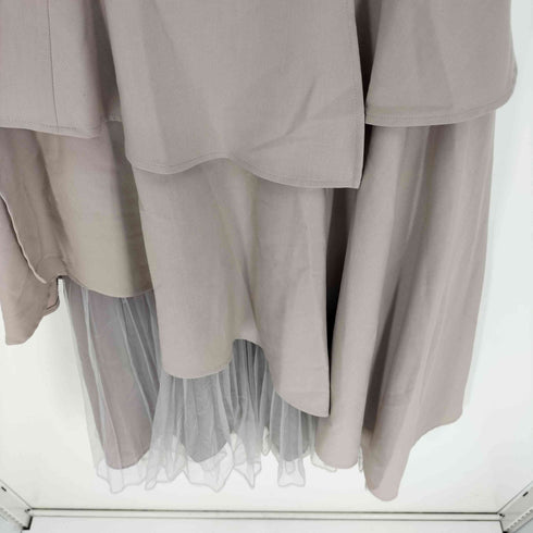 ダズリン dazzlin 23SS アシメ ティアード プリーツ スカート レディース JPN:S