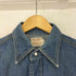 リーバイス Levis 復刻 ロングホーン デニムウエスタンシャツ メンズ US:38
