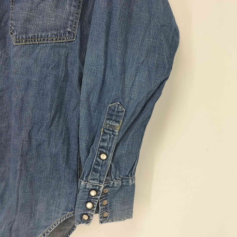 リーバイス Levis 復刻 ロングホーン デニムウエスタンシャツ メンズ US:38