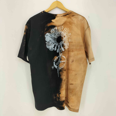 オーワイ OY タイダイ スケルトン フラワーモチーフ バックプリント グラフィックTシャツ メンズ
