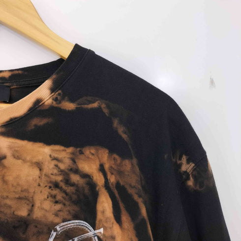 オーワイ OY タイダイ スケルトン フラワーモチーフ バックプリント グラフィックTシャツ メンズ