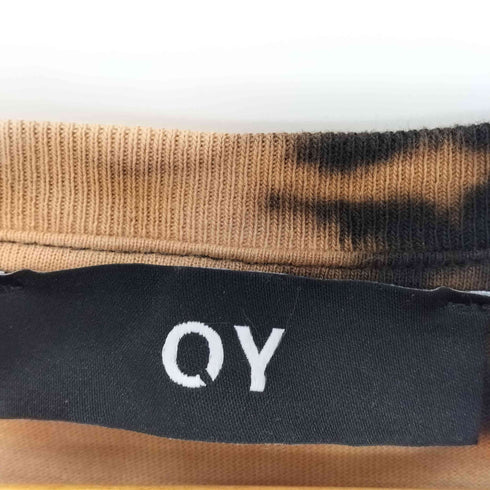 オーワイ OY タイダイ スケルトン フラワーモチーフ バックプリント グラフィックTシャツ メンズ