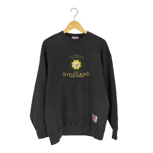 CRABLE SPORTSWEAR 企業ロゴ 刺繍 クルーネック スウェット メンズ import:XL