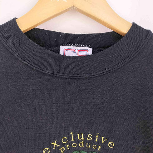 CRABLE SPORTSWEAR 企業ロゴ 刺繍 クルーネック スウェット メンズ import:XL