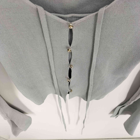 ダズリン dazzlin 23SS カーデ タイト トップス カーディガン レディース FREE