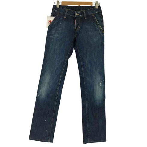 ディースクエアード DSQUARED2 ダメージ加工 デニムパンツ レディース 38