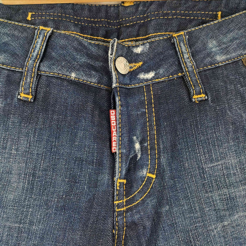 ディースクエアード DSQUARED2 ダメージ加工 デニムパンツ レディース 38