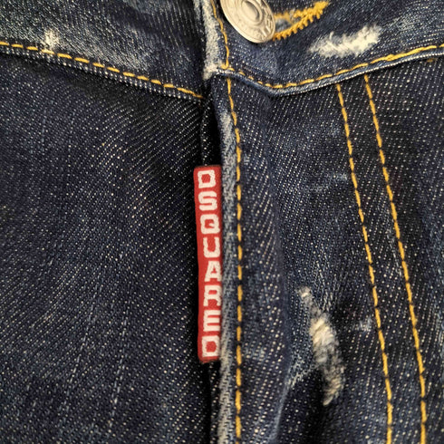 ディースクエアード DSQUARED2 ダメージ加工 デニムパンツ レディース 38