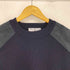 バーバリーズ BURBERRYS 80-90s 英国製 ウールブレンド L/S エルボーパッチ コンバットニット セーター メンズ import:M