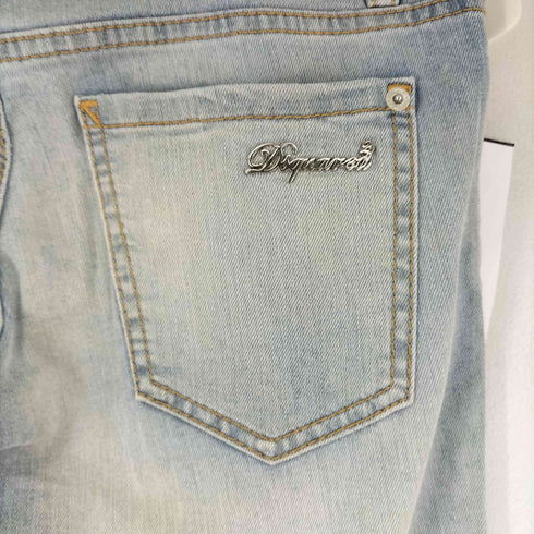 ディースクエアード DSQUARED2 ローライズ アンクルデニムパンツ レディース 36