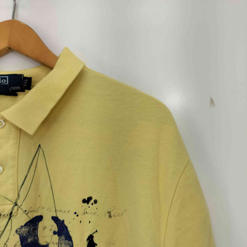 ポロバイラルフローレン Polo by RALPH LAUREN Custom Fit ポニー刺繍 219 Manufacturing Co プリント ポロシャツ メンズ import:XXL