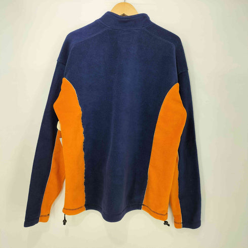 バートン BURTON 90S ロゴ刺繍 マルチカラー フルジップ フリースジャケット メンズ import:L