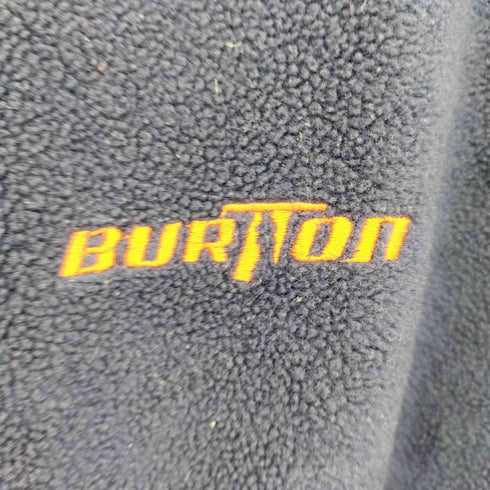 バートン BURTON 90S ロゴ刺繍 マルチカラー フルジップ フリースジャケット メンズ import:L